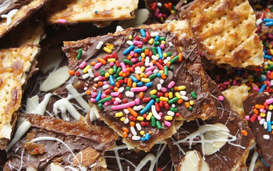 Holiday Recipe:  Sprinkle Matzoh Toffee