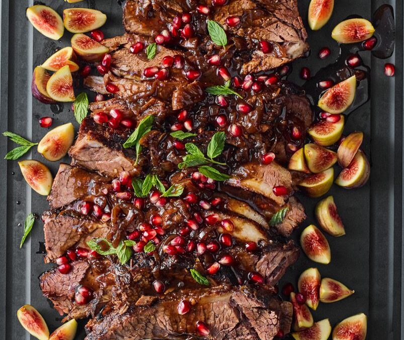 Rosh Hashanah Recipe:  Fig and Pomegranate Brisket