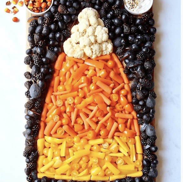 Healthy Halloween Fruit and Veggie Board Ideas