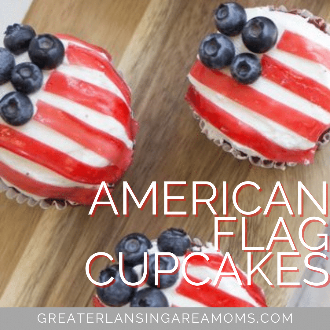 FLAG CUPCAKES USA