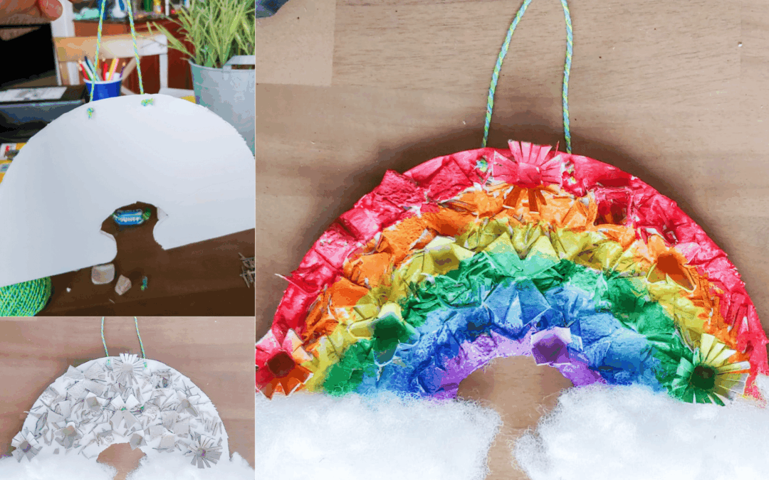 Recycled Rainbow Craft