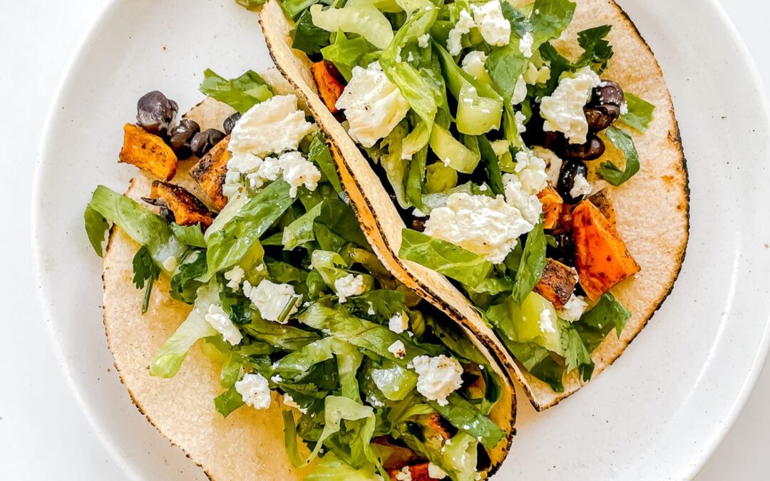 Recipe:  Sweet Potato Black Bean Tacos